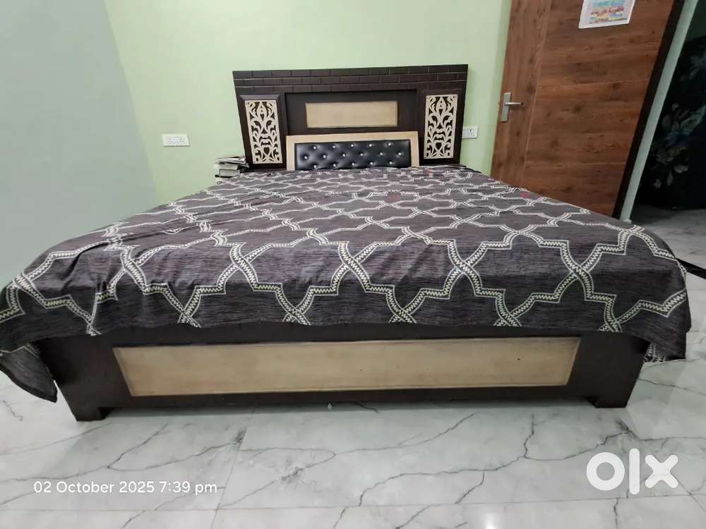 King Size Double Bed with Box and Storage