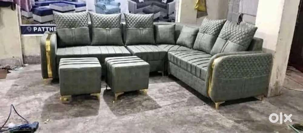 Simple and unique L shape sofa