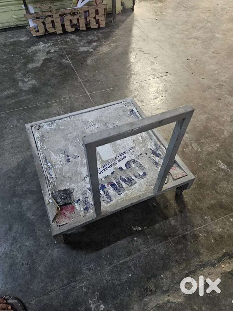 Washing machine stand steel
