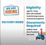 Courier delivery boy job