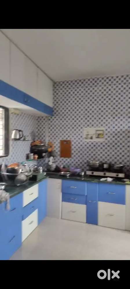 2 bhk flat ready ,pop, kichan trolley