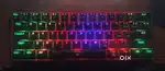Redgear K617 fuzz Rgb mechanical keyboard (5pin hotswable)