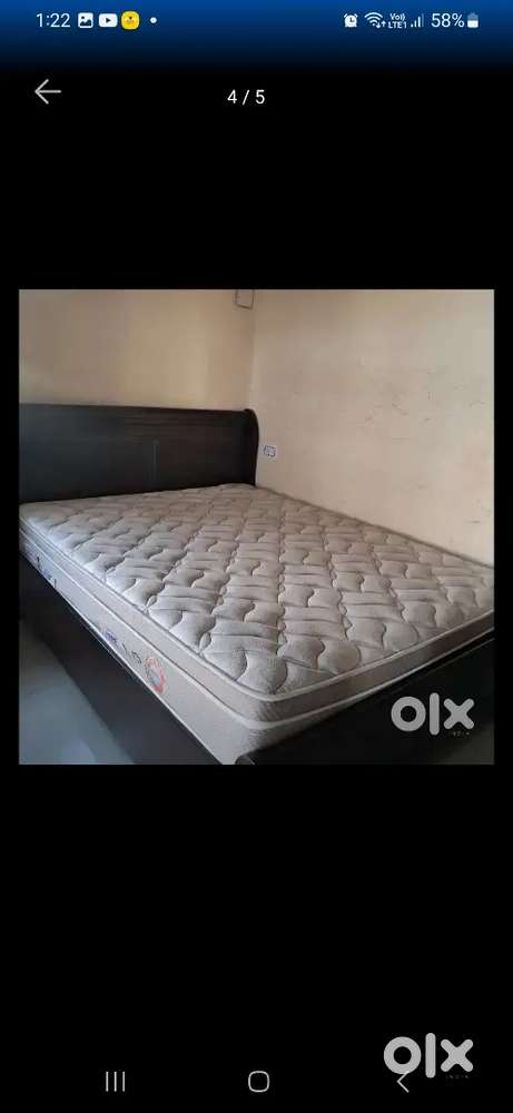 Peps international mattress   with bed. double bed queen size