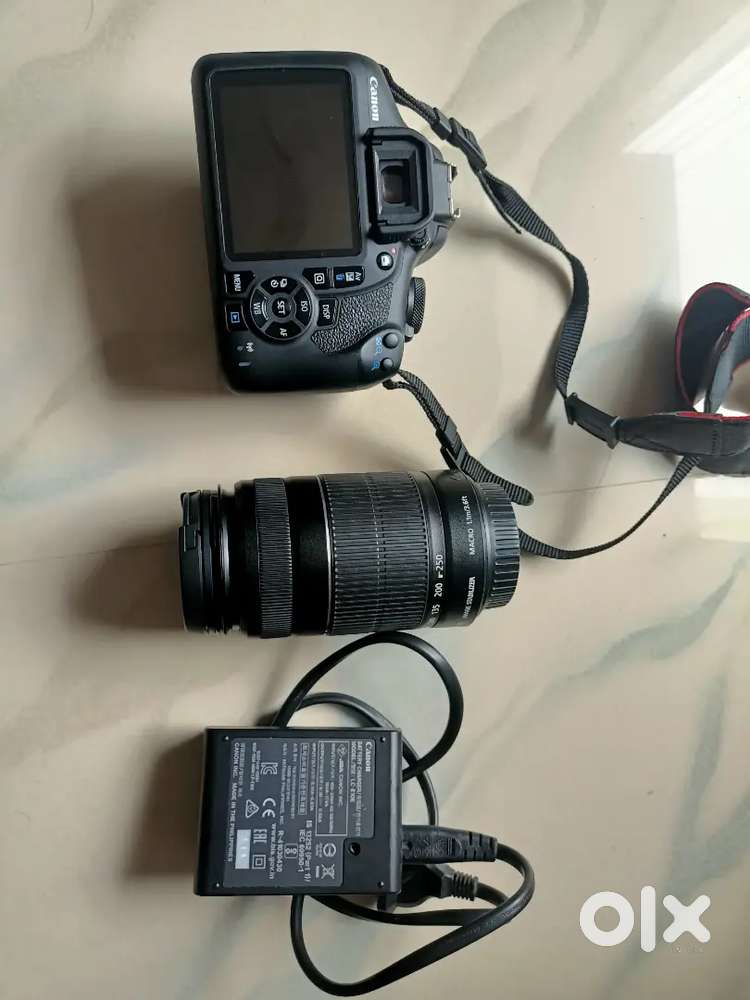 Canon EOS 1500D DSLR  55-250mm Lens  Charger + Bag