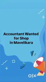 Lady accountant needed for a shop in Mavelikara