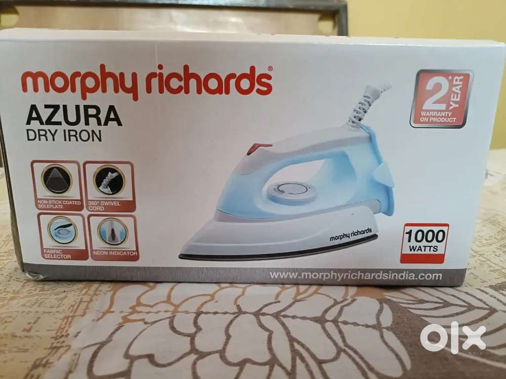 Morphy Richards Azura 1000W Dry Iron – Excellent Condition