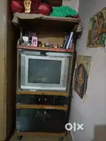 LG TV with Premium quality TV stand sale