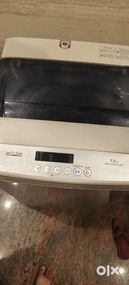 Mitashi 7.5 Kg Fully Automatic Top Load Washing MachineExcellent
