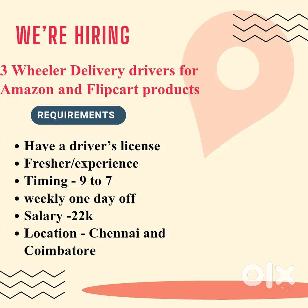 3 Wheeler Delivery Driver