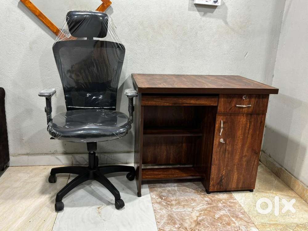 Brand new wooden study table and chair combo