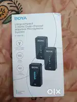 BOYA BY-XM6 ultracompact 2.4 ghz dual channel wireless microphone sys