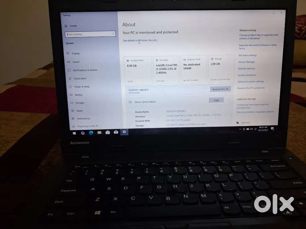 Lenovo Ideapad L 450  Urgent Selling