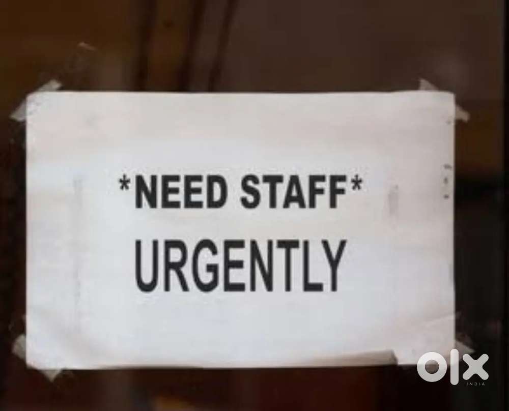 STAFF NEEDED FOR HARDWARE SHOP