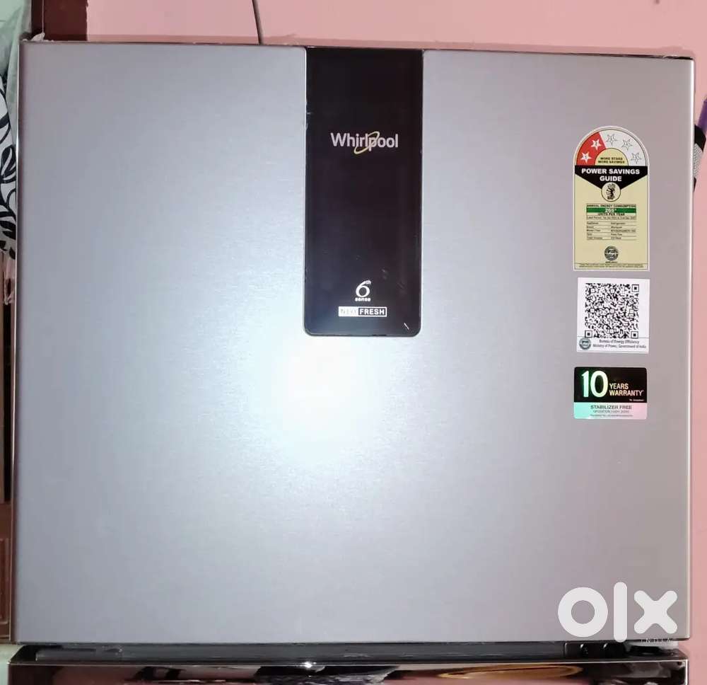 Whirpool 235 L  Frost Free Double Door Refrigerator, PRM Titan Steel