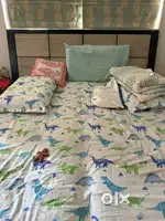 Solid Wood Queen Size Bed Sparingly used