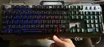 CROMA mechanical keyboard and mouse