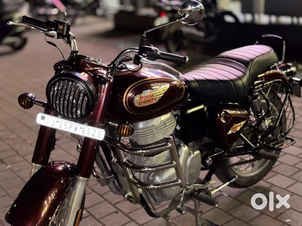 Bullet 350 with accessories