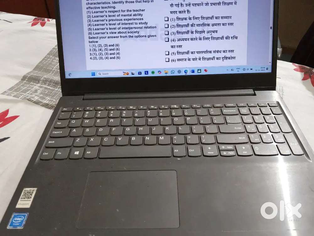 Lenovo laptop with SSD