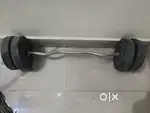 Gym equipment - Barbell - 3 KG * 4 weight plates and 1 rod
