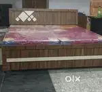 Wednesday sale- Double bed with box 7190/- Emi available