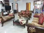 Original Sagwan wood 7 seater Sofa