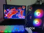 Gaming PC 1day old Core i5 8GB RAM 500GB Hdd 128GB SSD20 inch Monitor