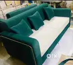 3 seater sofa with beautiful colour combination and designing look