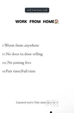 Work from home