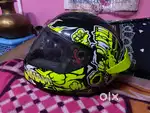 Halmet one is hafe helmet one is full helmet