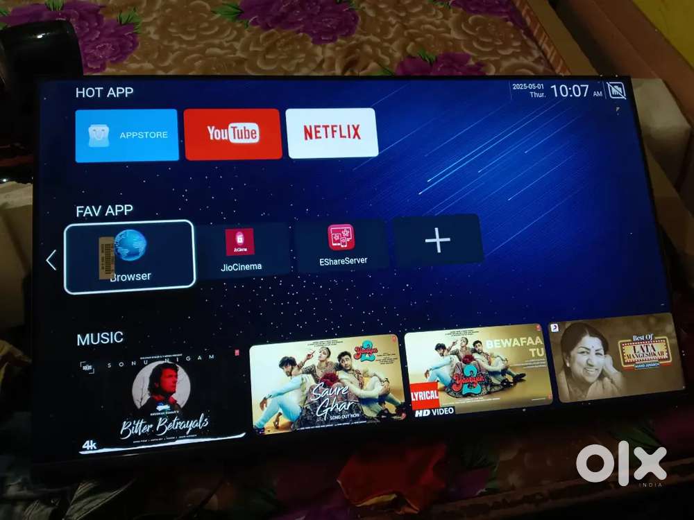 Slim android tv with excellent picture