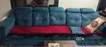 Blue Sofa set.