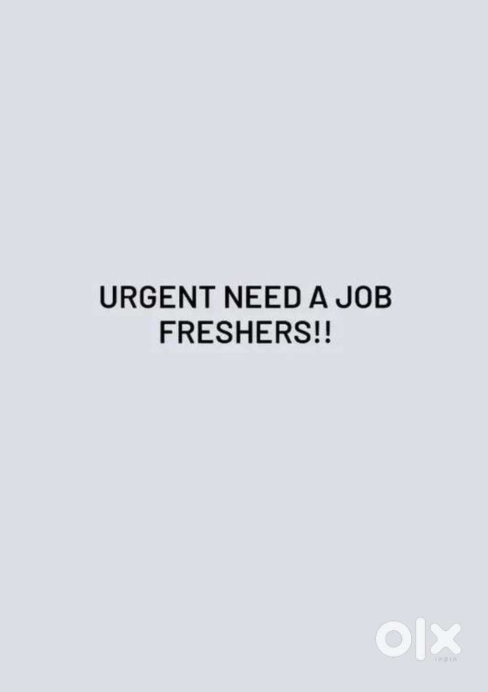 Need a job