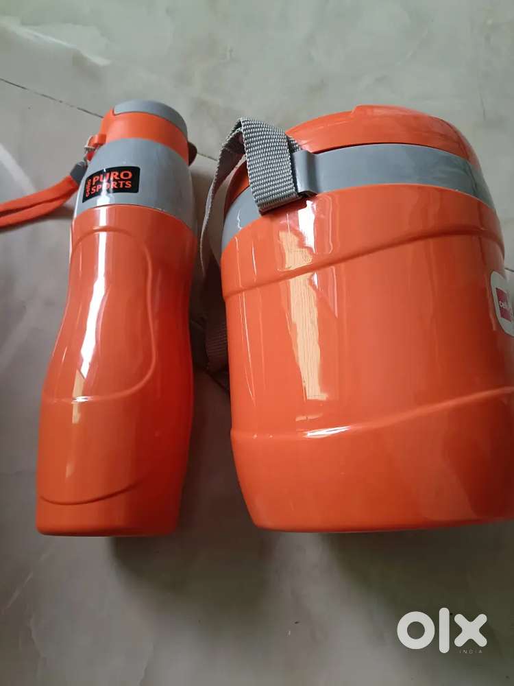 Tiffin box and water bottle