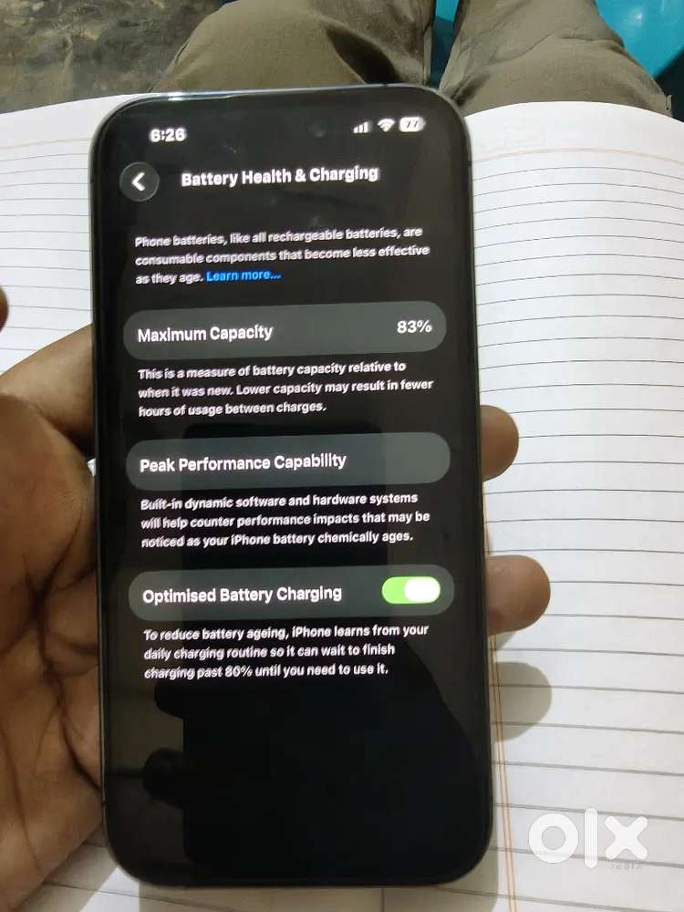 Sell iphone 14 pro usa model 128gb 83 battery health