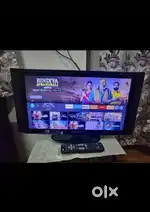 Videocon led  20 inch orginal remote and stand bhi h