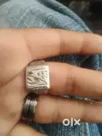 Pure silver ring