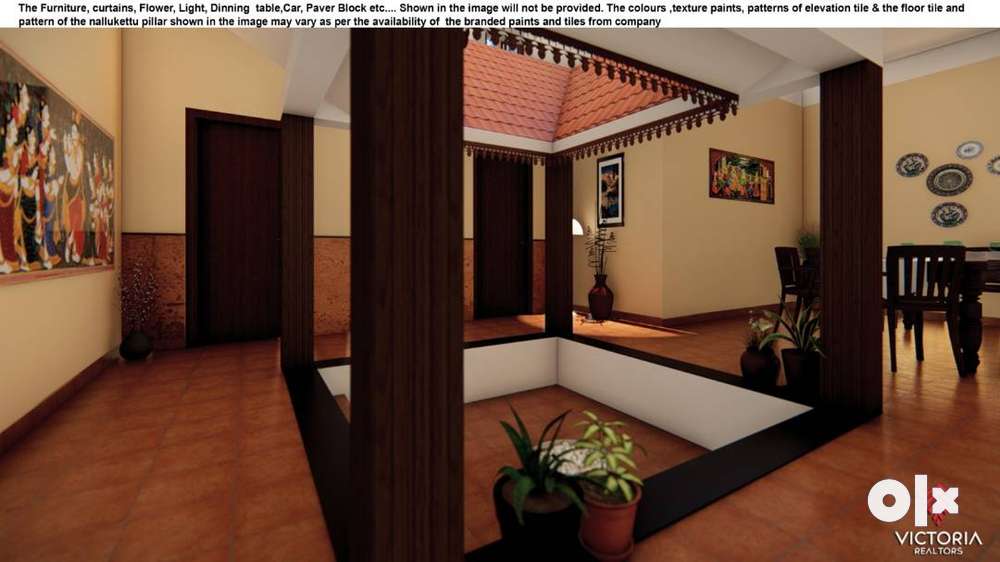 10 Cent - Shoba City mall Nearby - 3 BHK House For Sale in Thrissur