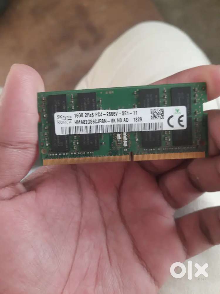32gb ddr4 2667 mhz laptop ram excellent condition