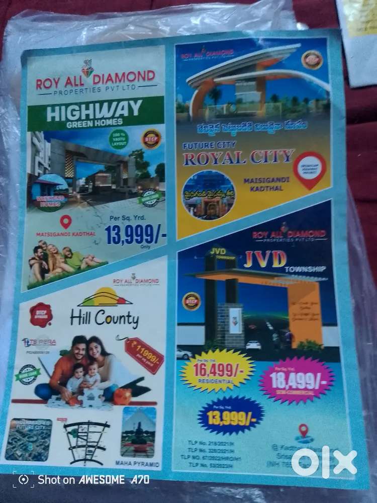 I deal in All properties services like Plots sales & purchase