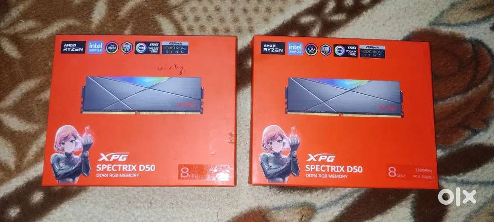 Xpg d50 8x2gb 3200mhz Argb kit ddr4 ram seal packed new unit
