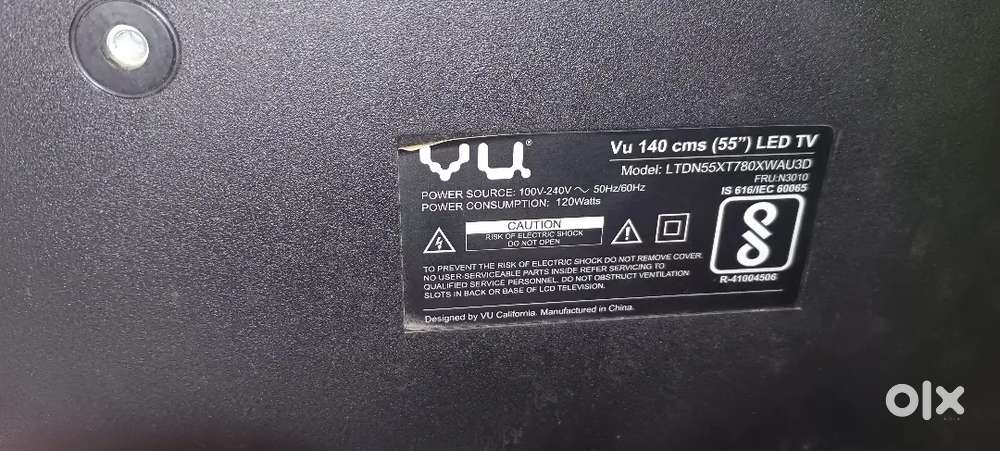 Vu 55 Inch display panel dalwana hai