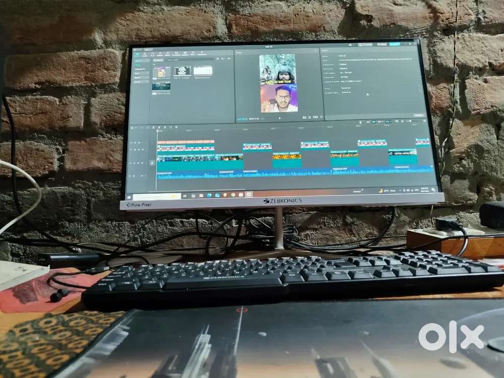 PC for video editing RAM16GB DDR 4, cpu i5 6gen, GPU GTX740 SSD 612 gb