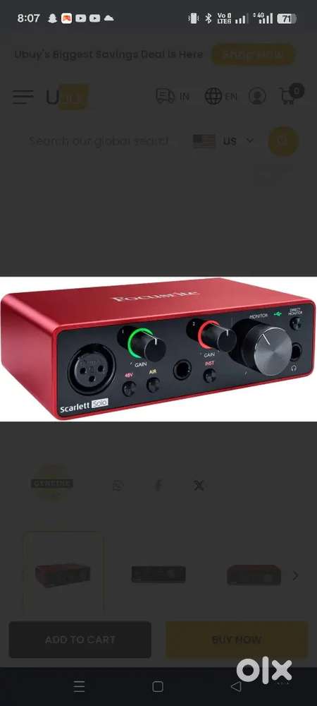 Sound card and midi keyboard