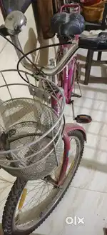 New look pink color ladies cycle