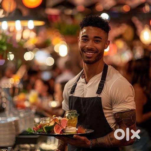 Waiter hotel and shaadi party