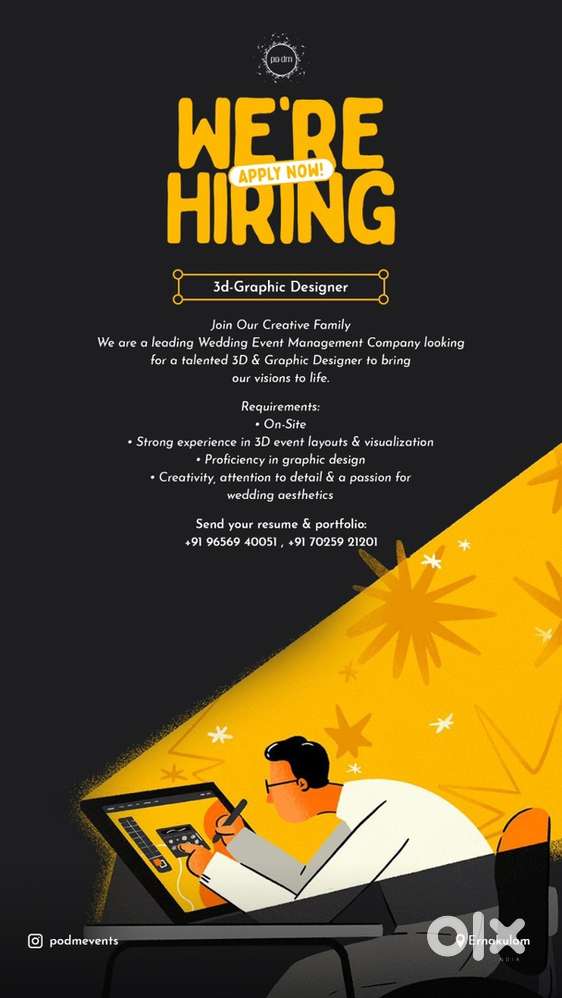 Designer for a wedding company