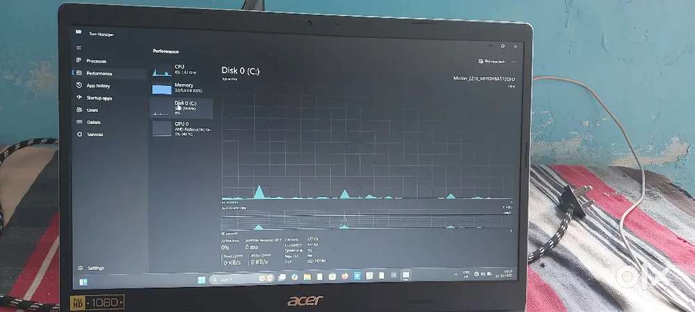 Acer laptop 1.3 month old new condition