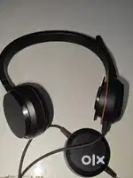 Jabra over the head headphones.