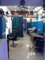 Shop for rent with parlour setup and running business in main location