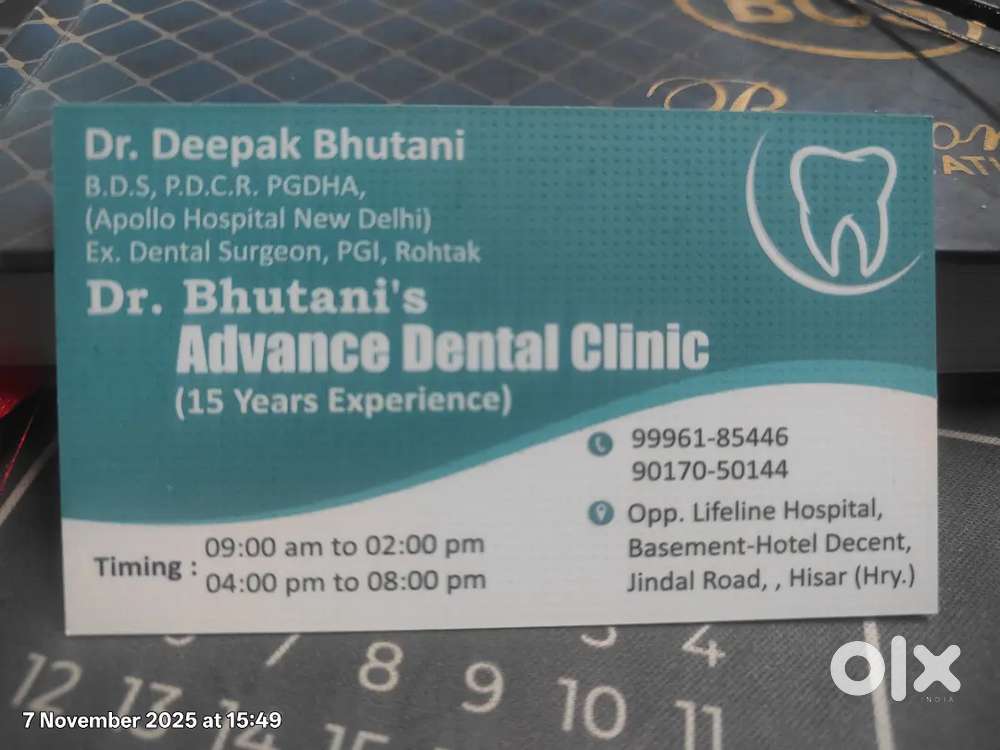 Receptionist for dental Clinic